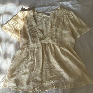 Love on a hanger top with ruffle detail